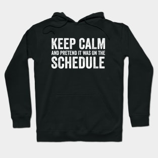 Keep Calm and Pretend It's on the Schedule shirt, Vetmed shirt, Work Life Hoodie